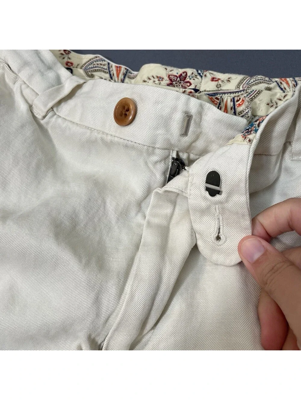 Tommy Bahama Pants Men 38X32 Beige Linen Lyocell Blend Casual Dress Pants *READ*